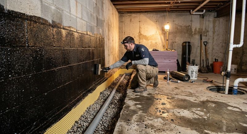 Concrete Waterproofing in Fredericksburg, VA